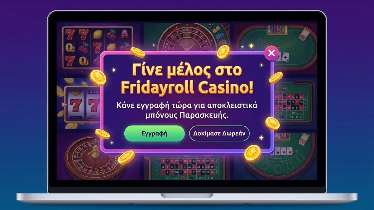 Εγγραφή με bonus